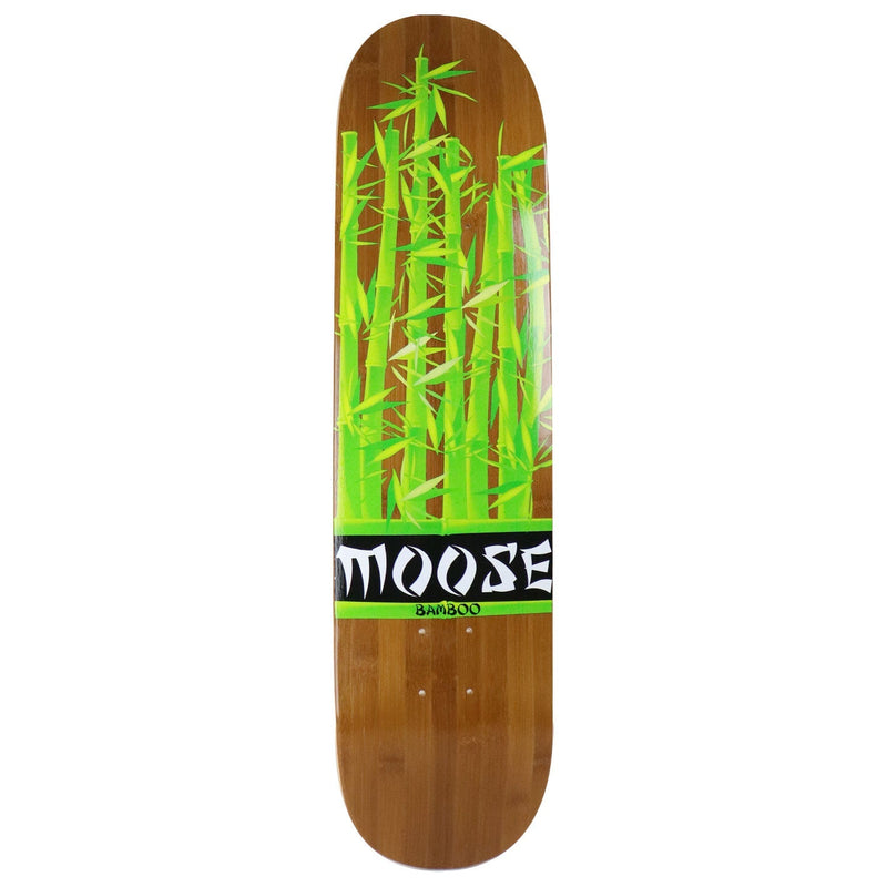 Moose Skateboard Deck Bamboo Leaves 8.5"