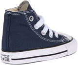 Converse All Star High In Navy For Infants