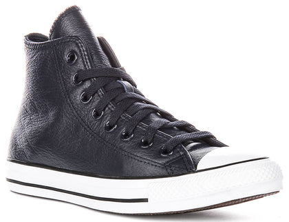 Converse Chuck Taylor All Star High A13276C In Navy Leather