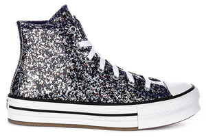 Converse All Star High A10043C In Navy Glitter For Junior