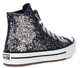 Converse All Star High A10043C In Navy Glitter For Junior
