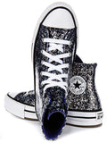 Converse All Star High A10043C In Navy Glitter For Junior