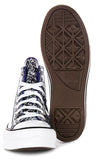 Converse All Star High A10043C In Navy Glitter For Junior