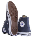 Converse All Star High Core Canvas Trainer In Navy White