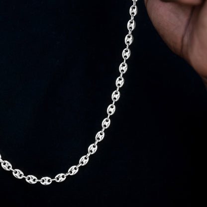 Valentina Chain in White Gold - 7mm