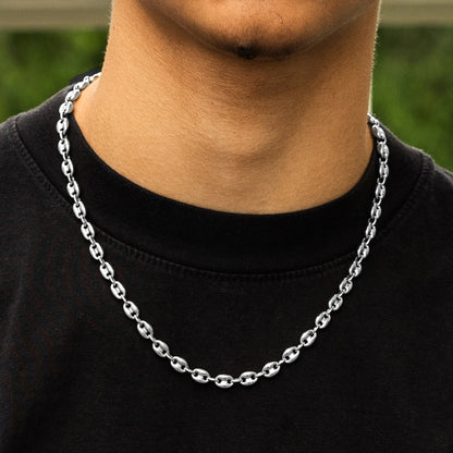 Valentina Chain in White Gold - 7mm