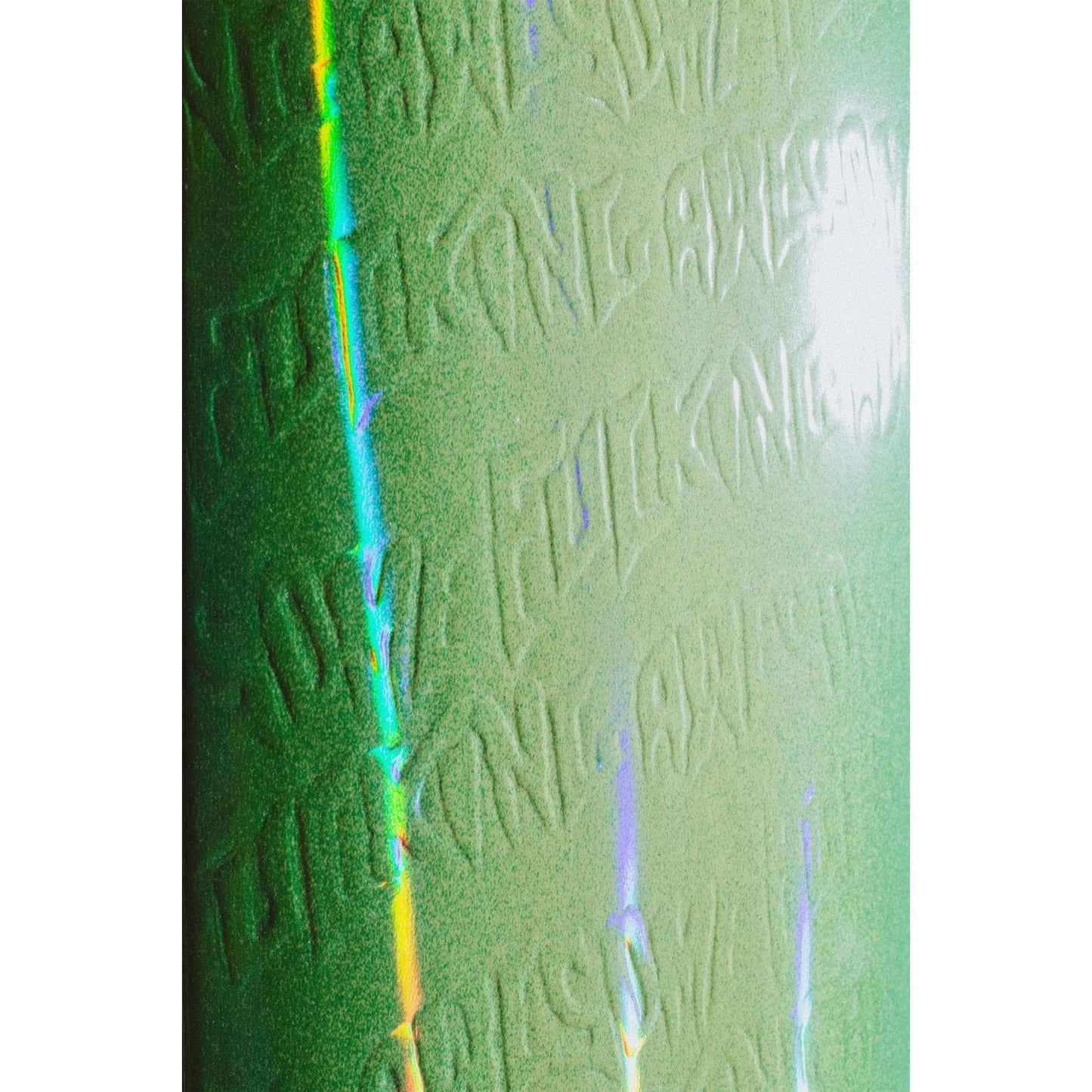 FA Skateboard Deck Stamp Embossed Neon Green 8.18" x 31.73"