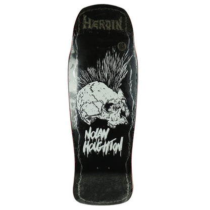 Heroin Skateboard Deck Nolan Houghton KO2 Skull 10.25" x 30.5"