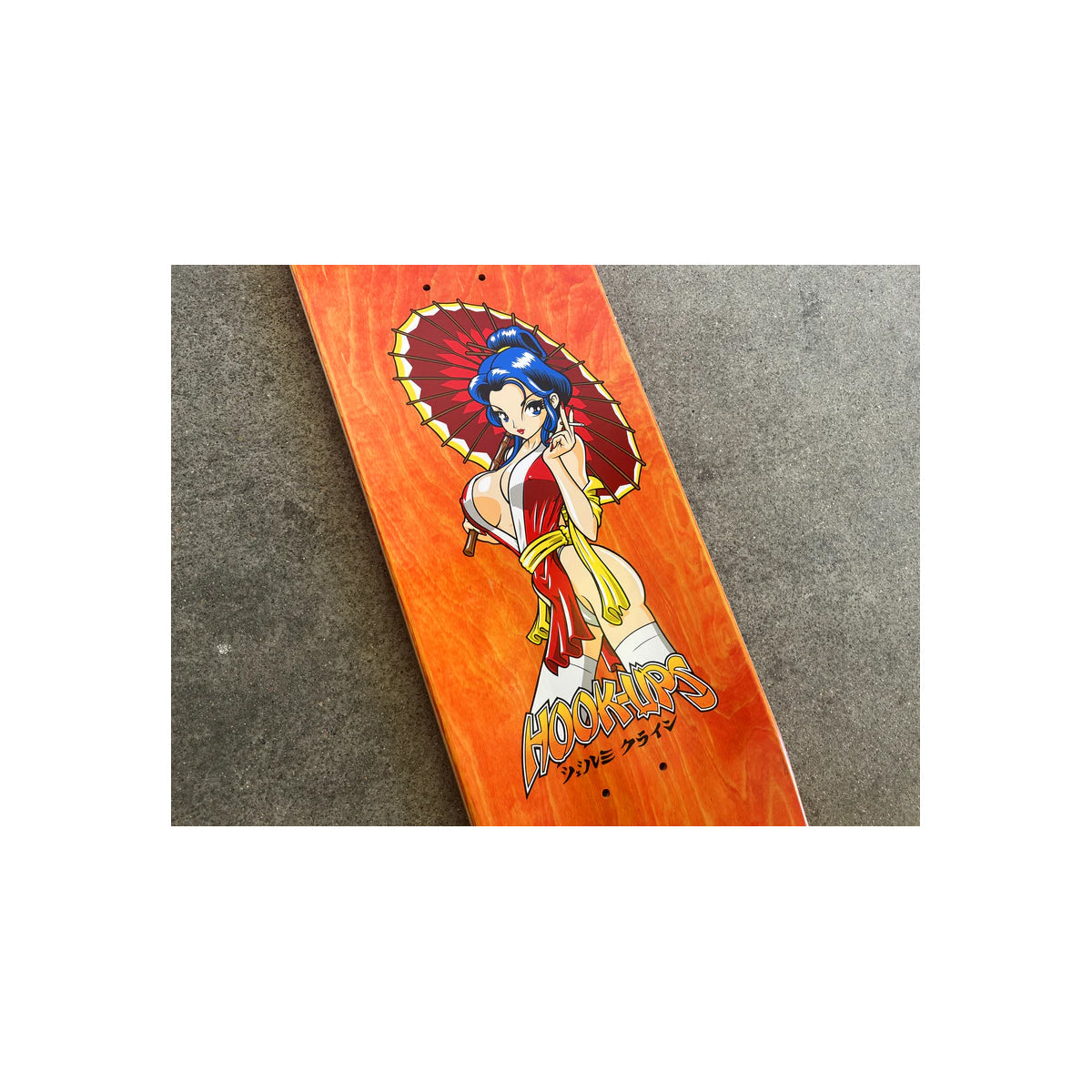 Hook Ups Skateboard Deck Geisha 8.25"