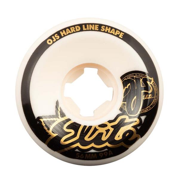 OJ Wheels Elite Hardline 56mm 99a White