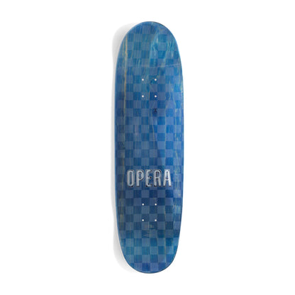 Opera Skateboard Deck Spectator Football Shape Black 9.0" x 31.8"