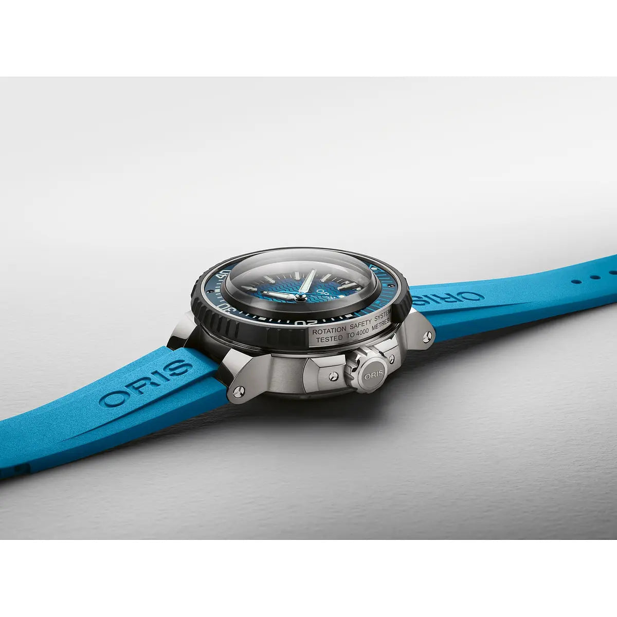 Oris Aquis Date Pro 4000 mt Blu 01 400 7777 7155-Set