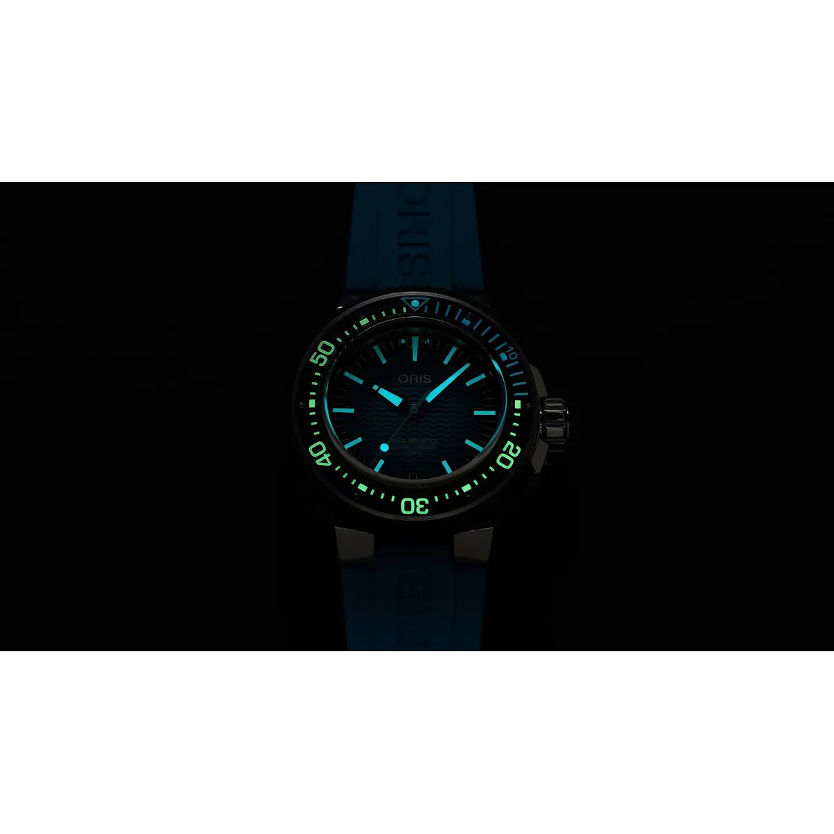 Oris Aquis Date Pro 4000 mt Blu 01 400 7777 7155-Set