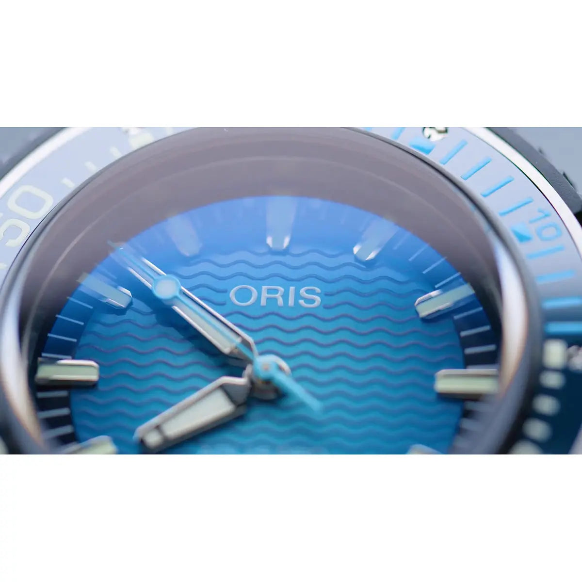 Oris Aquis Date Pro 4000 mt Blu 01 400 7777 7155-Set