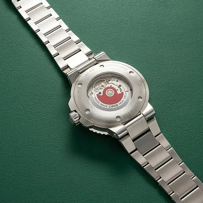 Oris Aquis Date X Bracenet Verde 01 733 7730 4137-07 8 24 05Peb