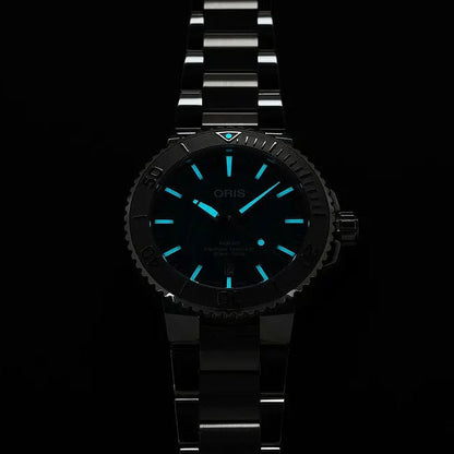 Oris Aquis Date X Bracenet Verde 01 733 7730 4137-07 8 24 05Peb