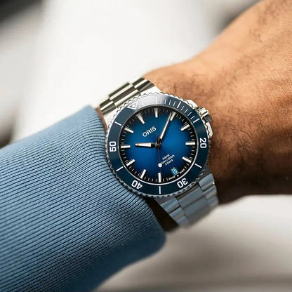 Oris Aquis Date Blu 01 400 7790 4135-07 8 23 02Peb