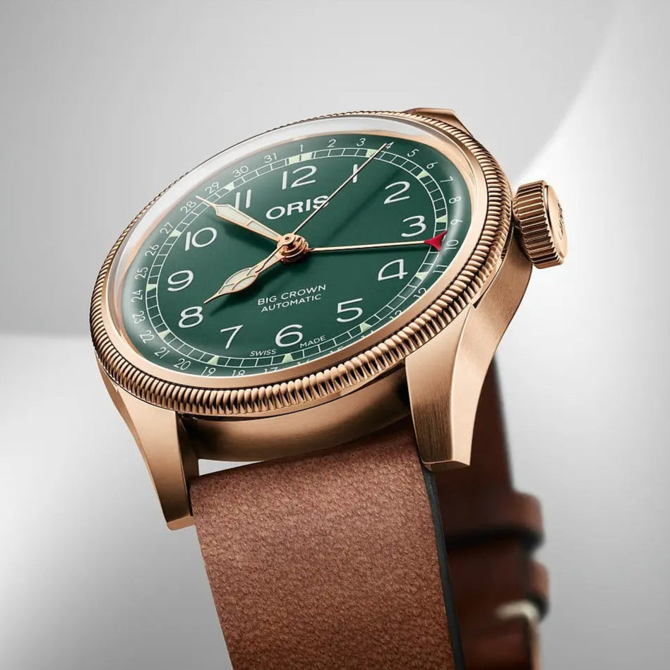 Oris Big Crown Pointer Date 80Th Anniversary Verde 01 754 7741 3167-07 5 20 58Br