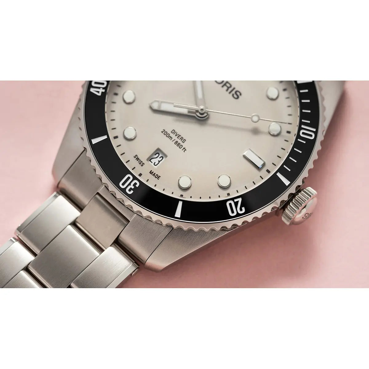 Oris Divers Date Marrone 01 733 7795 4051-Set