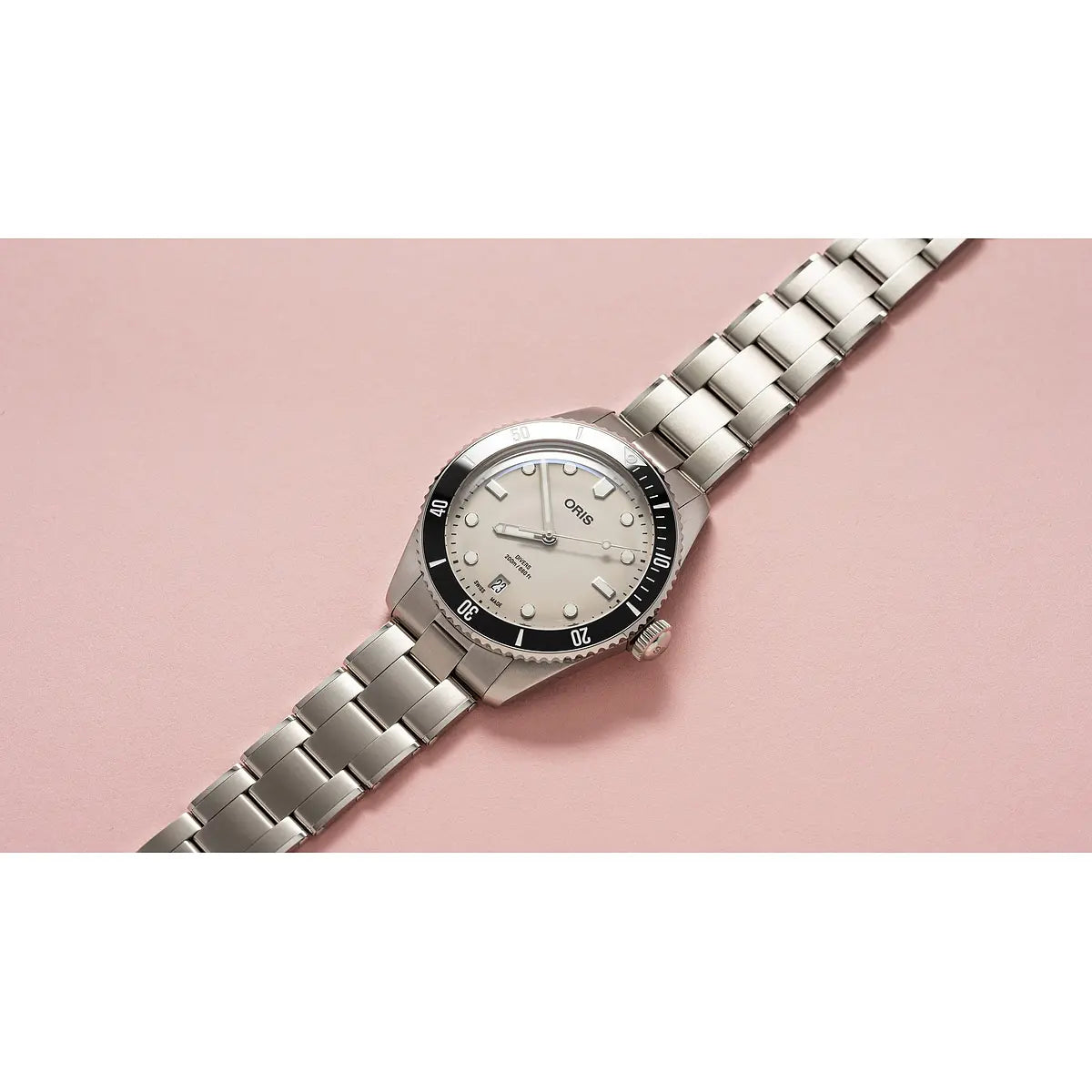 Oris Divers Date Marrone 01 733 7795 4051-Set