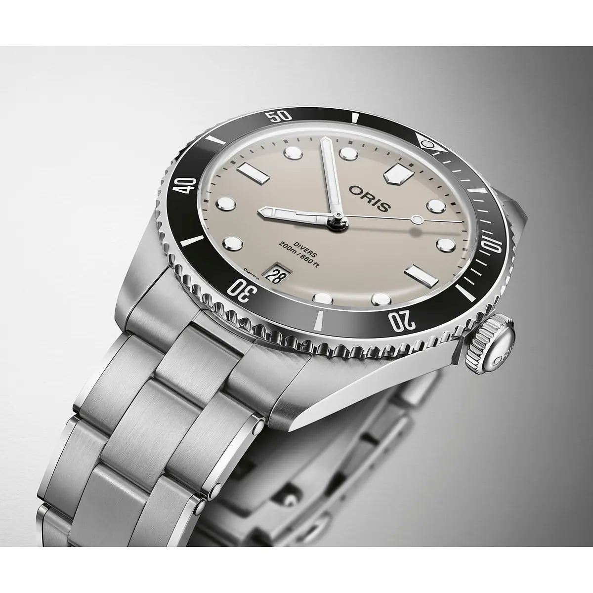Oris Divers Date Marrone 01 733 7795 4051-Set