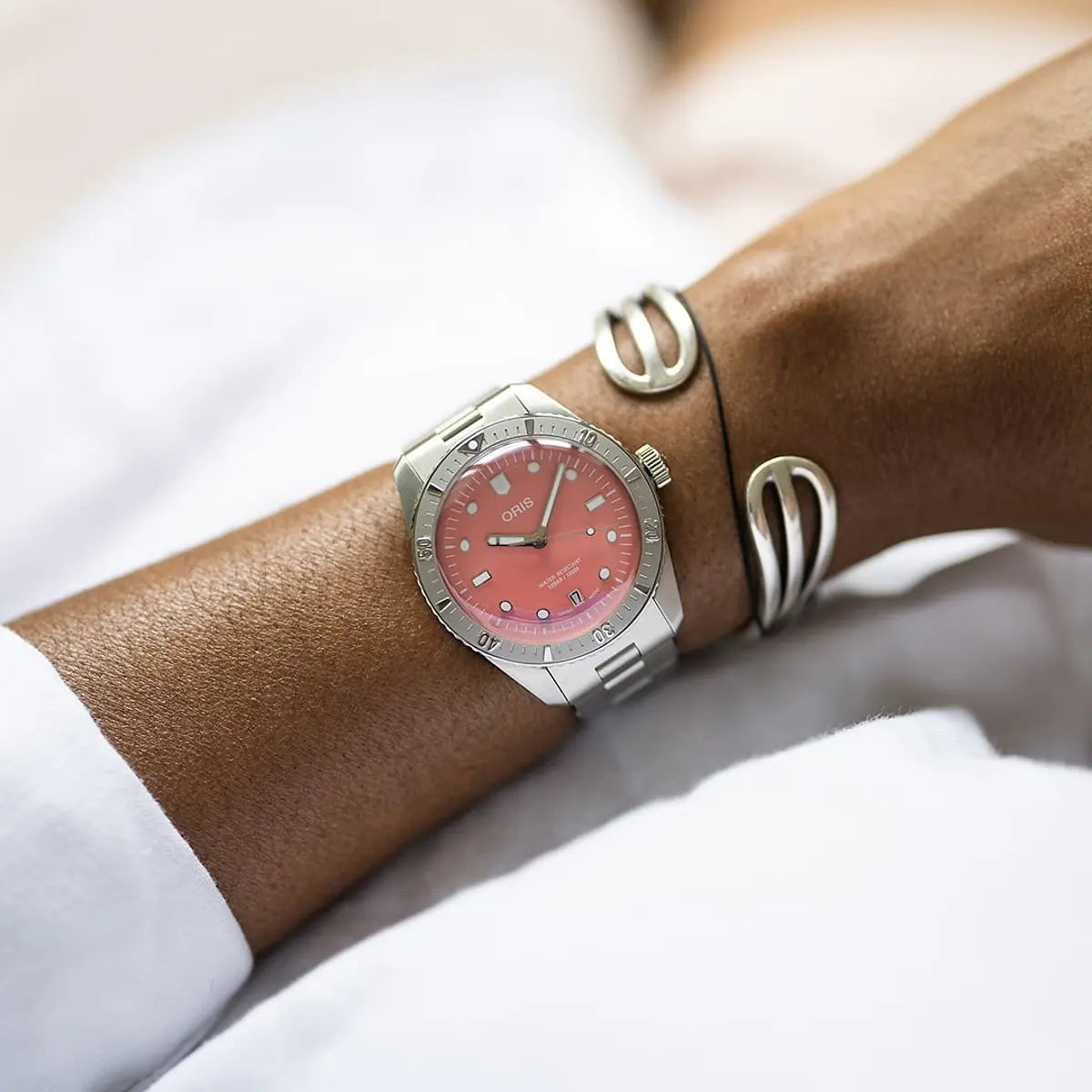 Oris Divers Sixty-Five Cotton Candy Rosa 01 733 7771 4058-07 8 19 18