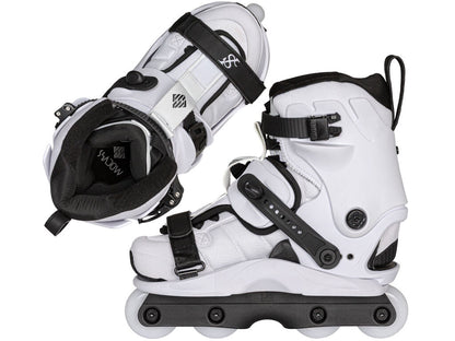 USD Shadow Team White Aggressive Skates