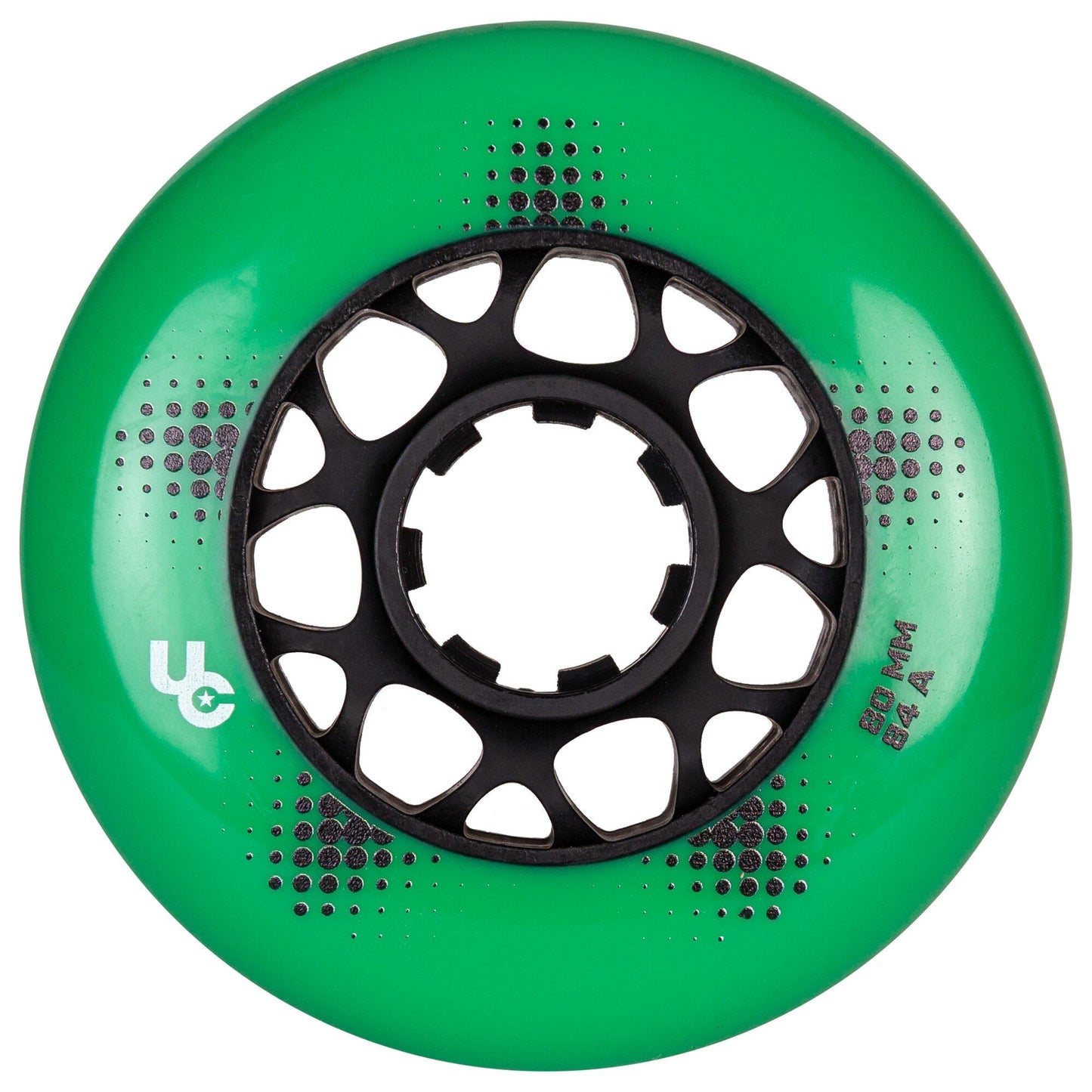 Undercover Team Pro Green 80mm/84A Wheels (Pack of 4)