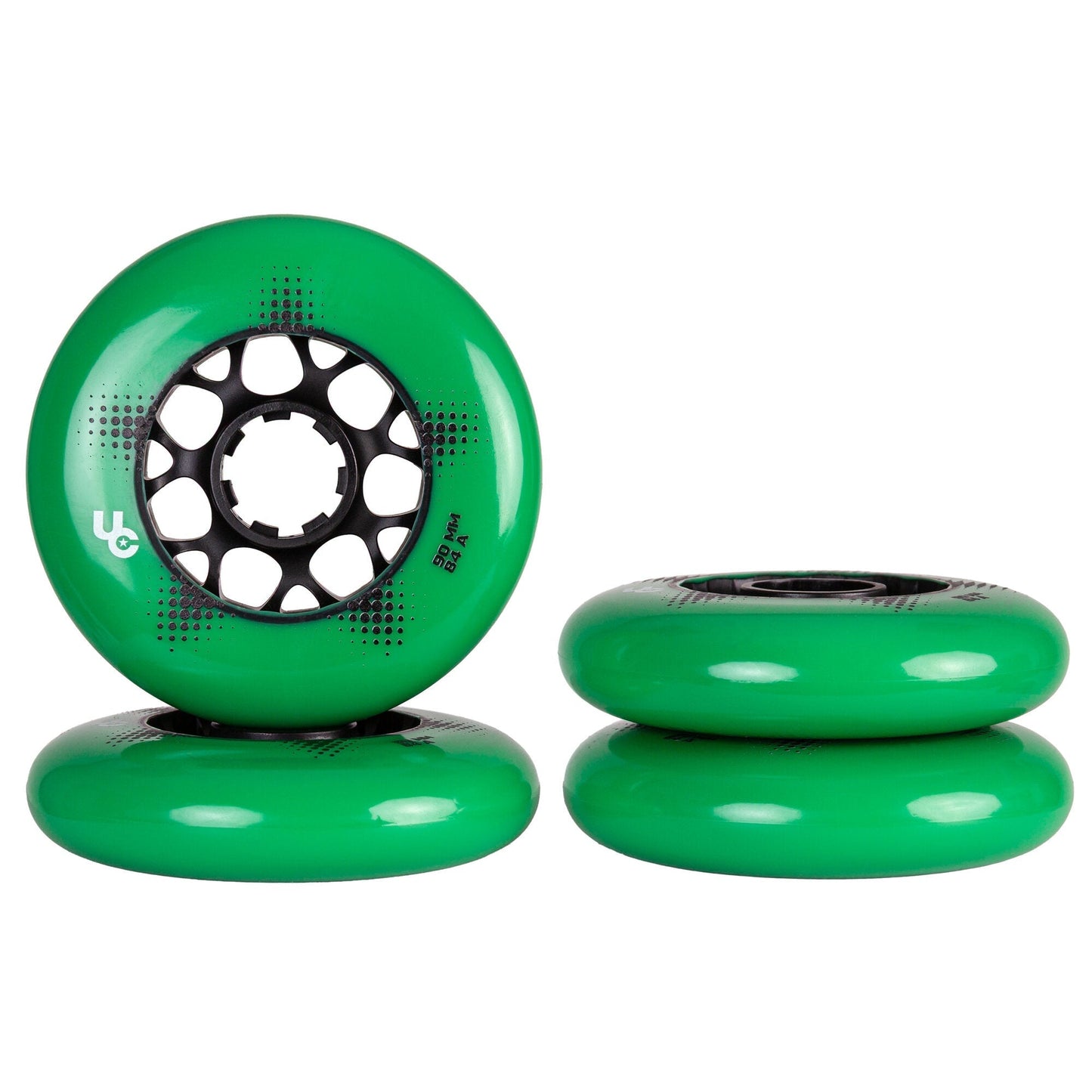 Undercover Team Pro Green 90mm/84A Wheels (Pack of 4)