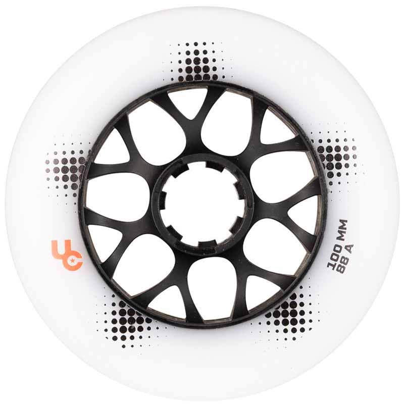 Undercover Team PRO White 100mm/88A Wheels (Pack of 4)