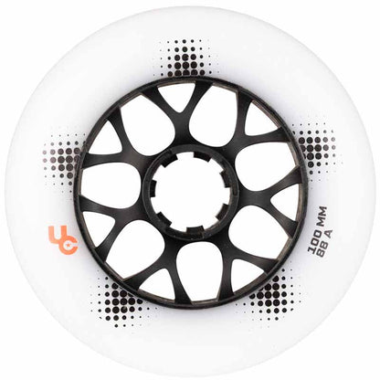 Undercover Team PRO White 100mm/88A Wheels (Pack of 4)