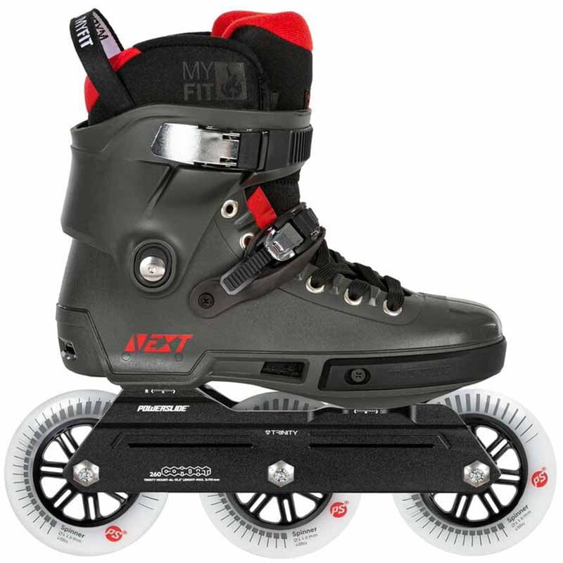 🔥🔥🔥Powerslide Next Charcoal 110 Skates