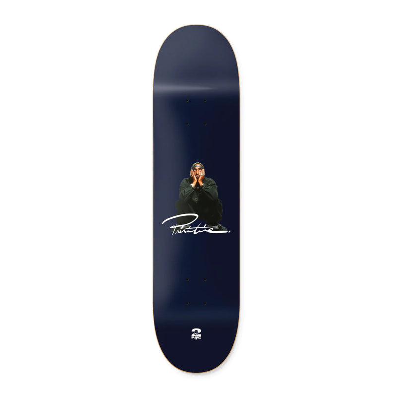 Primitive Skateboard Deck Tupac Shakur Navy 8.0"