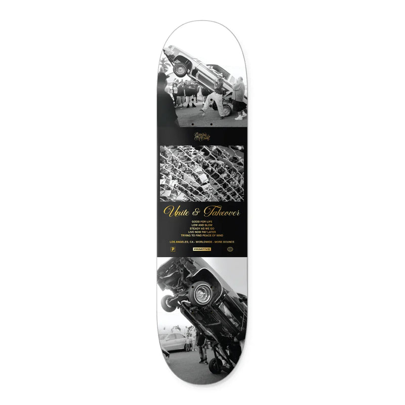 Primitive Bounce Skateboard Deck - 8.125″ Black