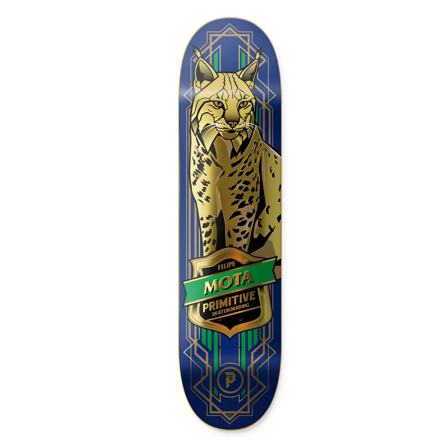 Primitive Mota Pro Lynx II Skateboard Deck - 8.0″ Blue