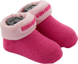 Converse Crib Set In Pink including Bootie, Hat & Bib