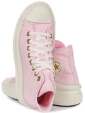 Converse Chuck Taylor All Star Move Hi A15493C In Pink Platform For Women