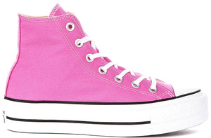 Converse All Star Lift A16101C In Pink Platform For Women