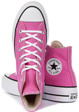 Converse All Star Lift A16101C In Pink Platform For Women