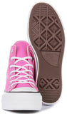 Converse All Star Lift A16101C In Pink Platform For Women