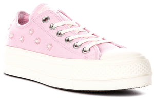 Converse All Star Lift A16108C In Pink Beads Platform