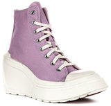 Converse A07584C De Luxe Wedge In Pink White For Women