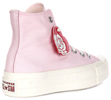 Converse All Star Lift Platform Valentine A13652C In Pink White