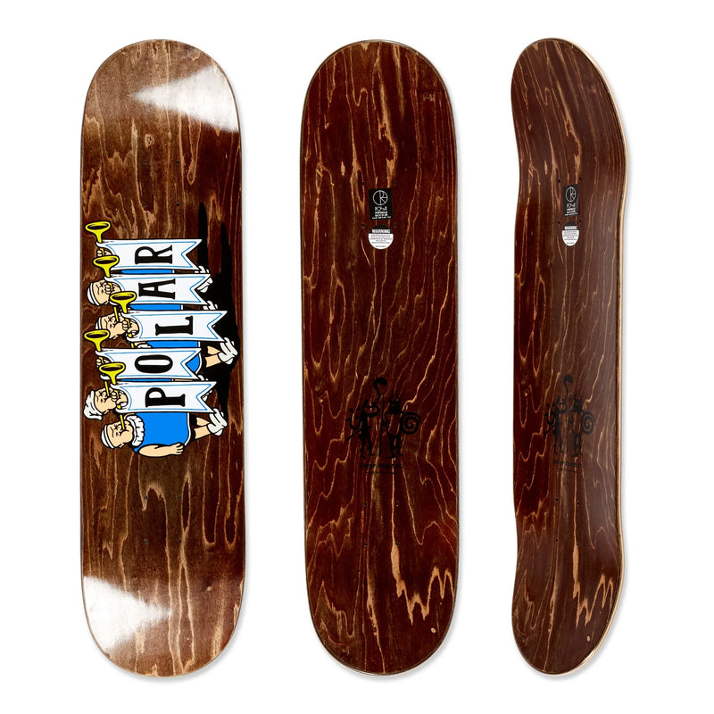 Polar Team Trumpets Skateboard Deck - 8.5" Short