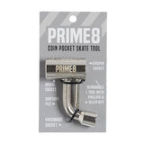 Prime8 Coin Pocket Skateboard Tool Silver
