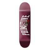 Primitive Skateboard Deck Messenger Maroon 7.75" x 31.05"