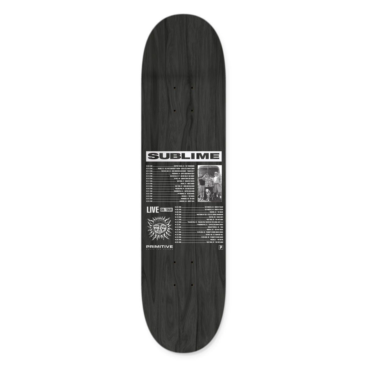 Primitive Skateboard Deck Sublime Rise 8.5" x 32"