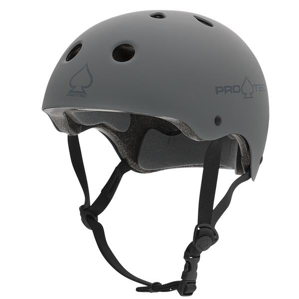 Protec Classic Skateboard Helmet CPSC Matte Gray