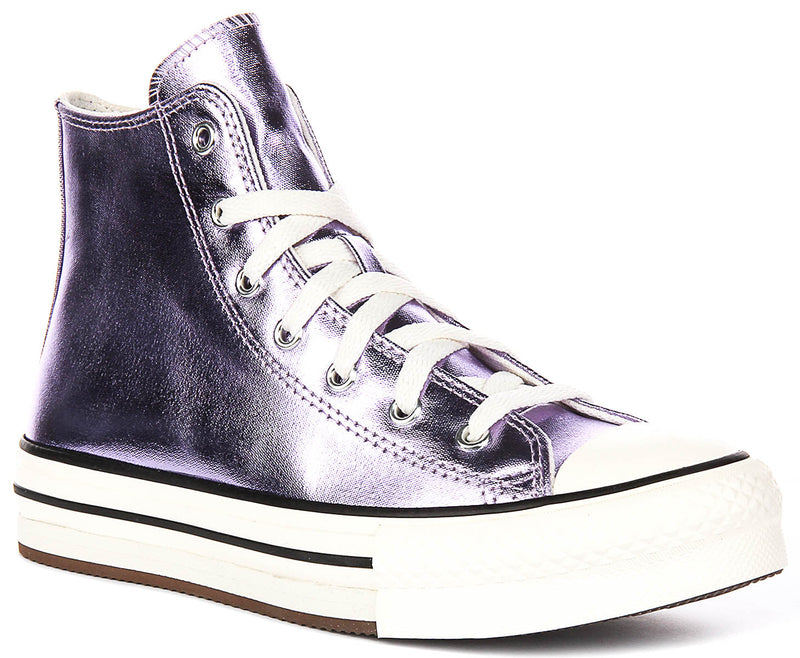 Converse Chuck Taylor A13449C EVA Lift In Purple Metalic