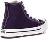Converse Chuck Taylor All Star Lift Eva A15863C In Purple For Juniors